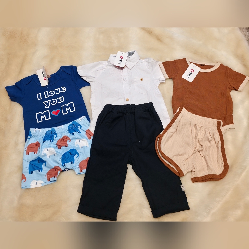 NWT Boys Clothing Bundle (6 Pieces) – 9-12 months– New With Tags